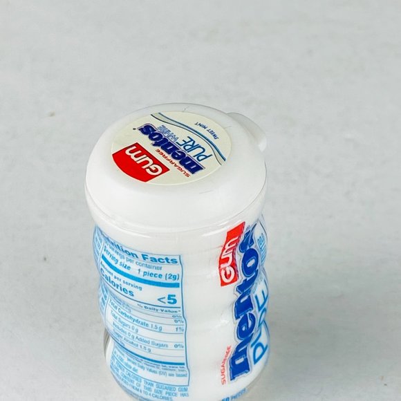 Mentos Sugar Free Pure White Gum Toy Food Miniature Mini Playset Toy Kids - Picture 3 of 4